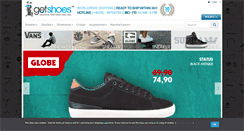 Desktop Screenshot of getshoes.de